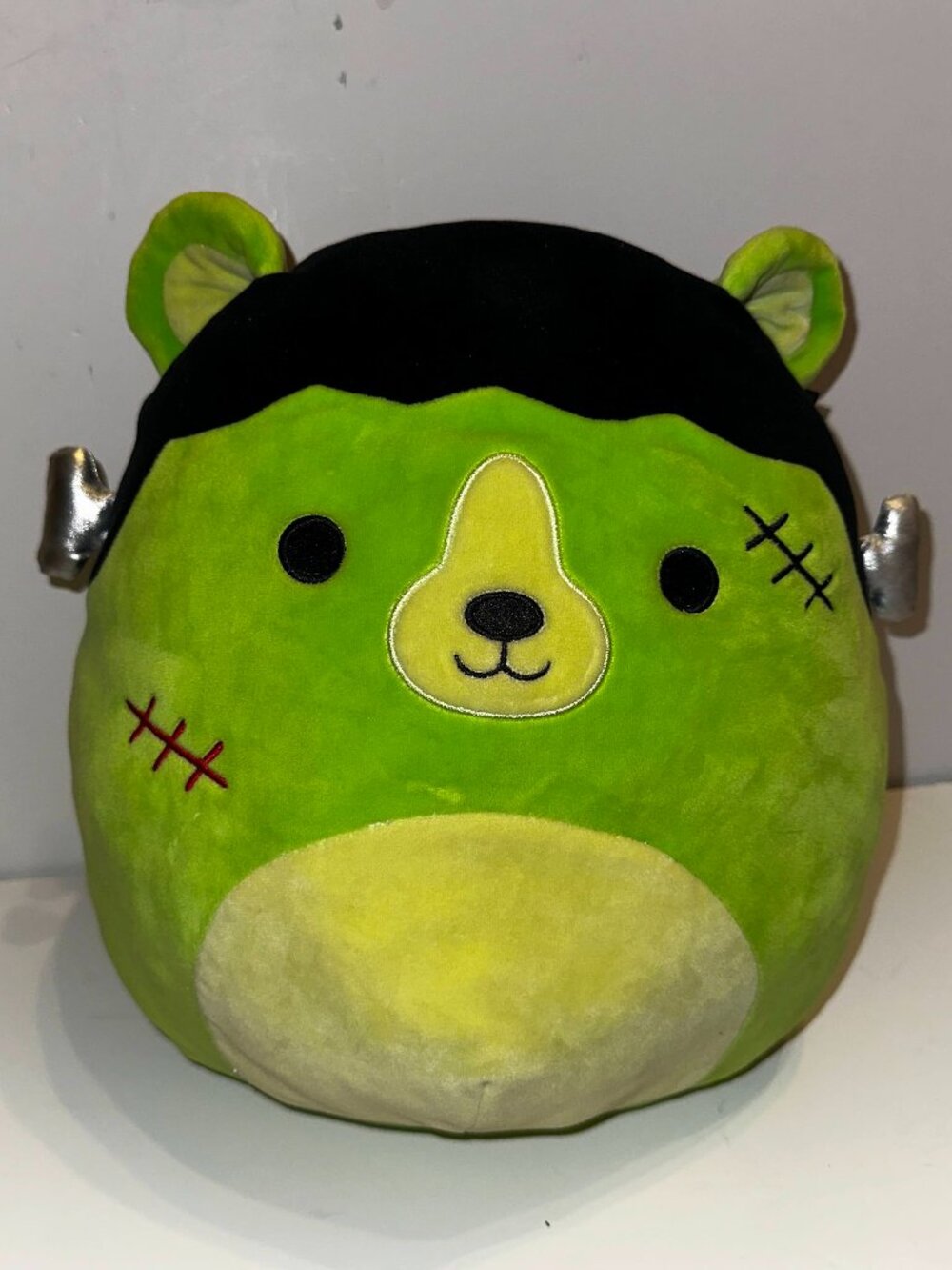 Squishmallows Len Frankenstein Bear 12” Halloween 2021 Aldi Exclusive Plush EUC